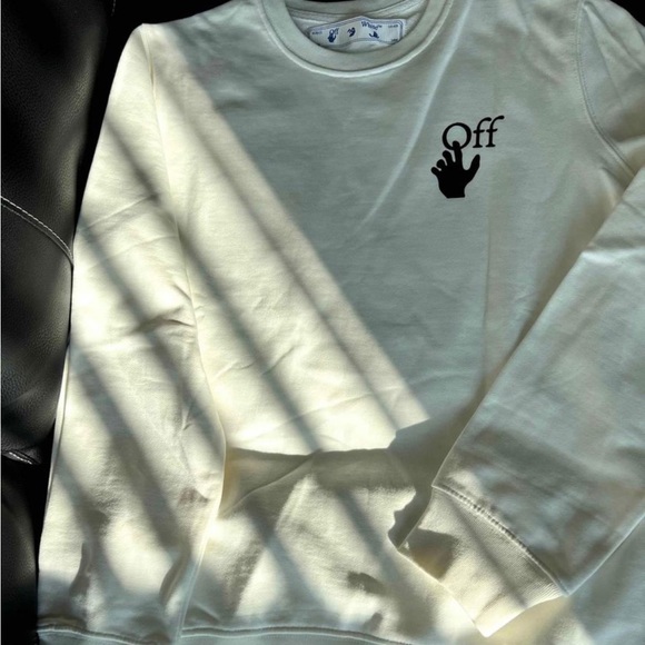 Off White NWT Caravaggio Arrow Skate Sweatshirt - Picture 3 of 5